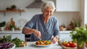 Low-Sodium Diet for Seniors create a photo about it